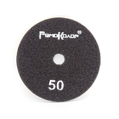 74-4-005 Круг алмазный гибкий шлифовальный АГШК / ЧЕРЕПАШКА, 100 мм, № 50, влажная шлифовка (РемоКолор)