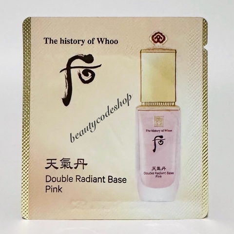 Крем- праймер THE HISTORY OF WHOO Double Radiant Base Pink 1 ml