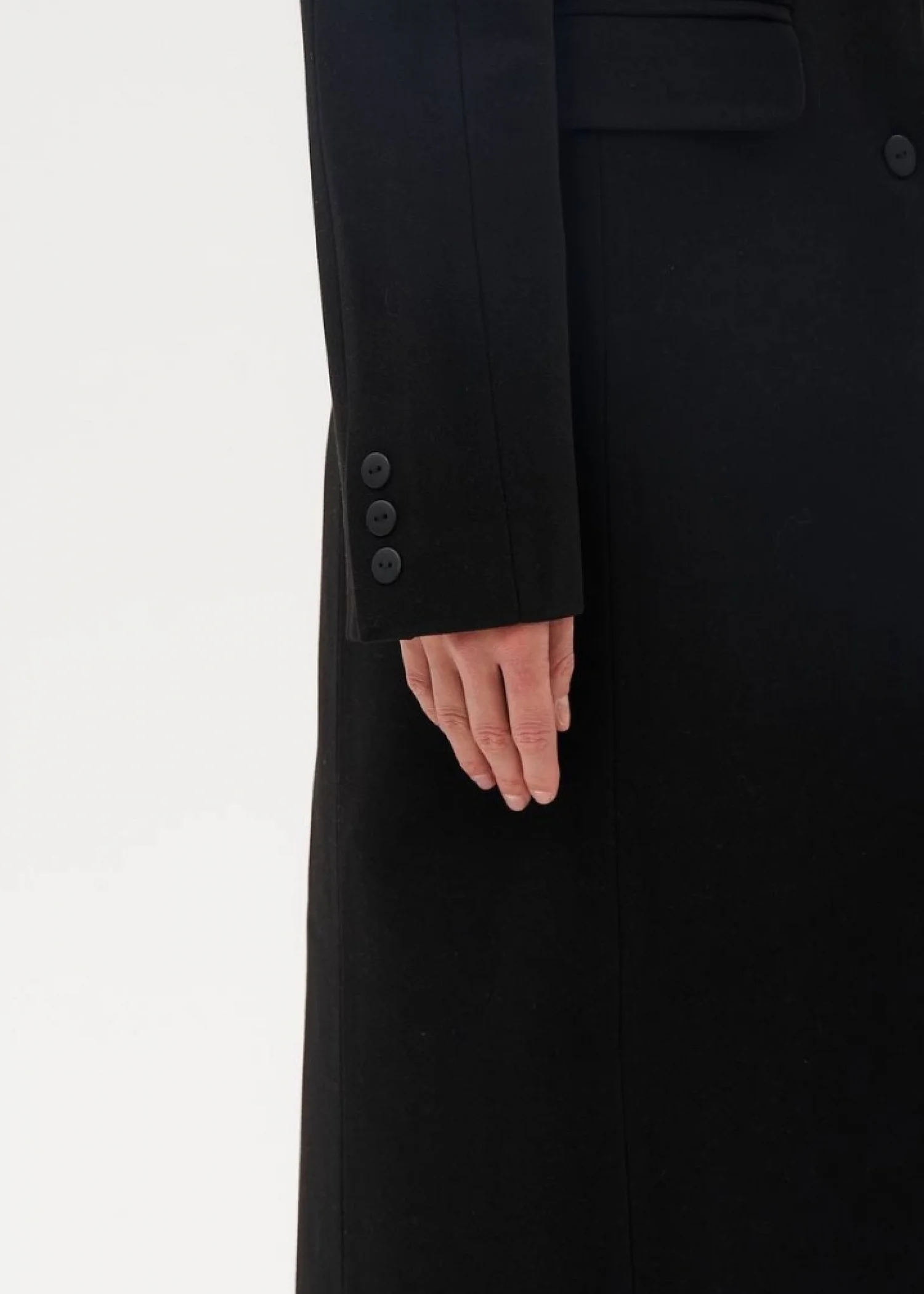 Пальто Топ, Черный