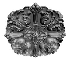 Силиконовый молд Розетка № 5-б (