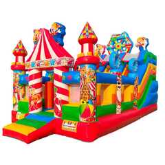 Коммерческий надувной  батут " Цирковой" 7*4*4,5м