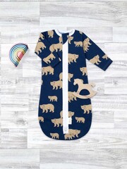 Утеплённый спальный мешок Mjölk Бурые мишки