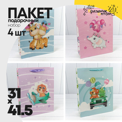 
          Пакет подарочный 31х41.5х12см "Детский" с 3D аппликацией (Микс)