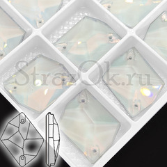 Купить оптом в интернете пришивные стразы DeLux Crystal AM, Cosmic белый опал с доставкой