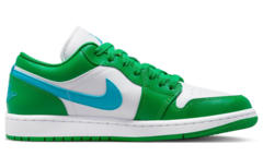 Air Jordan 1 Low 'Lucky Green Aquatone' Women's