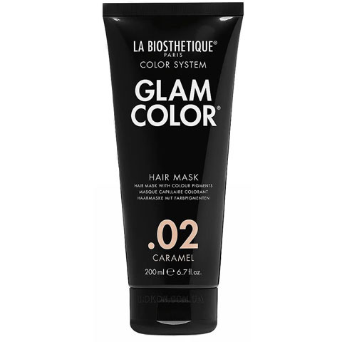 La Biosthetique Glam Color NEW: Тонирующая маска для волос Карамель (Hair Mask .02 Caramel)