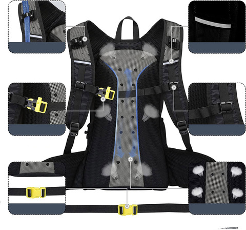Картинка рюкзак велосипедный Nevo Rhino 9008-nw Grey - 6