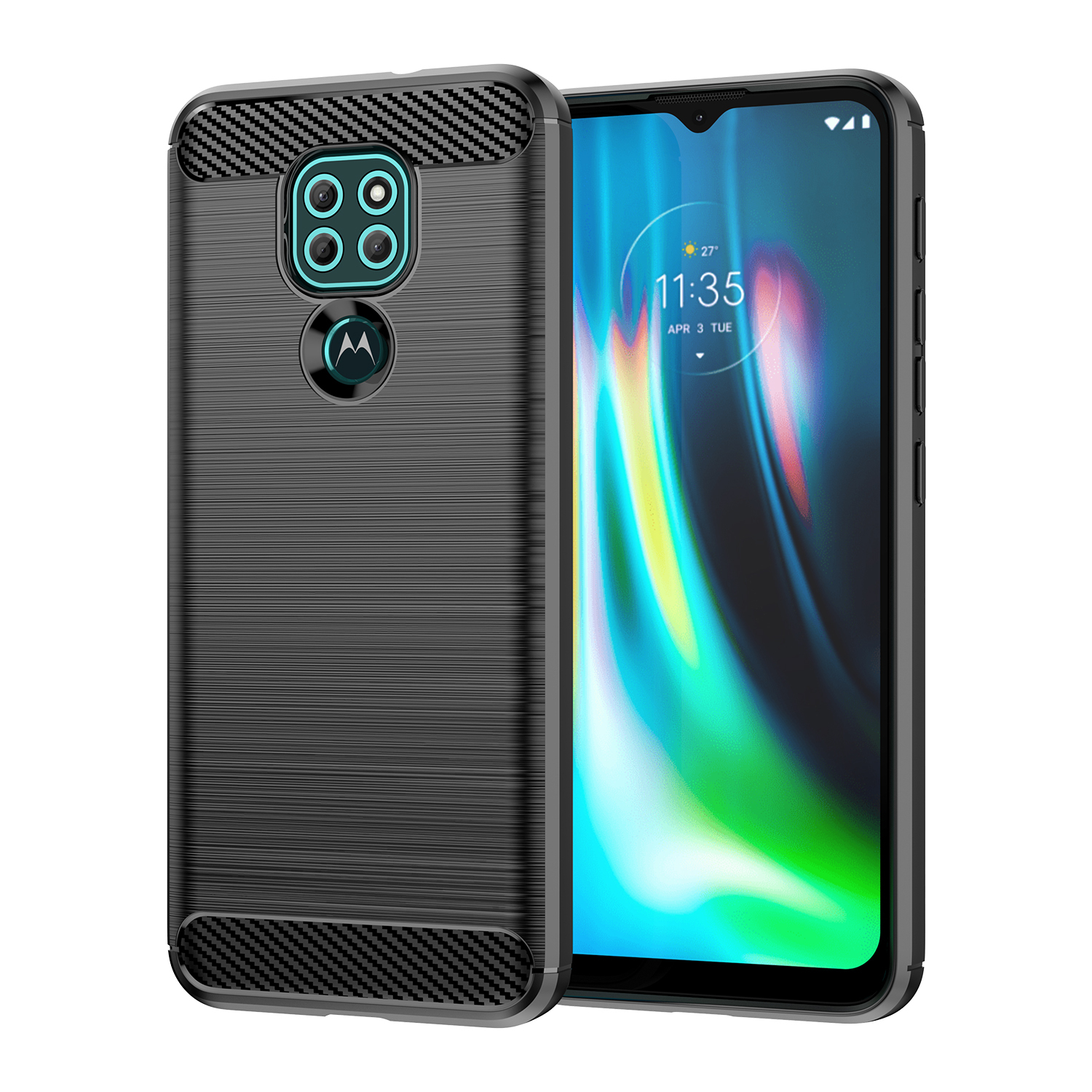 ✓ Чехол черного цвета для смартфона Motorola G9 Play, серии Carbon (карбон  дизайн) от Caseport - купить по отличной цене 🤑 в интернет магазине  caseport в Москве и СПб