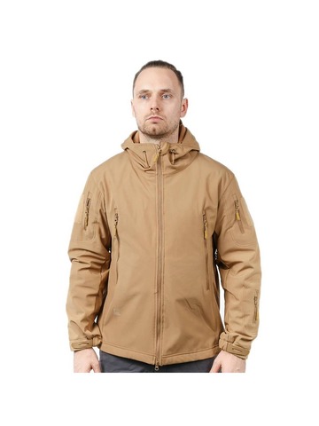 Куртка Shark Skin Soft Shell на флисе (coyote)