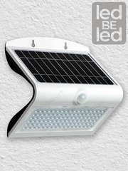 Уличный светильник на солнечной батарее с датчиком движения и света ledBEled 8W 850LM, настенный светодиодный фонарь