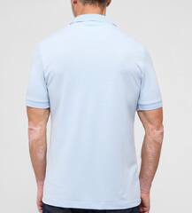 Поло мужское Eterna Slim Fit 2225-G16P-15 голубое, короткий рукав
