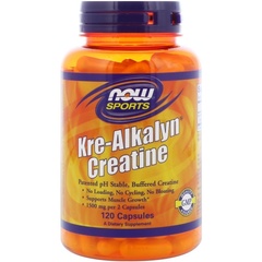 Now Foods, Sports, Kre-Alkalyn Creatine (креалкалин креатин), 120 капсул
