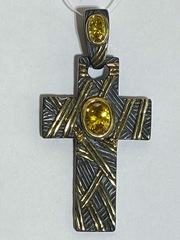 Крест 172Ч (подвеска из серебра)
