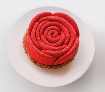 Форма силиконовая PAVOFLEX для пирож. 3D Rose d78мм h21мм, 100мл, 12 ячеек PX4386