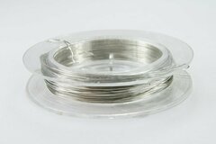 Мини-проволока 0,3 мм 10 м. серебряная в катушке