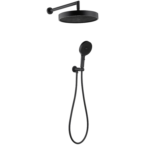 Boheme 427-B Лейка ручная+верхняя+выпуск+шланг CELL BLACK