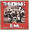 Пиво Timmermans Kriek Lambic этикетка