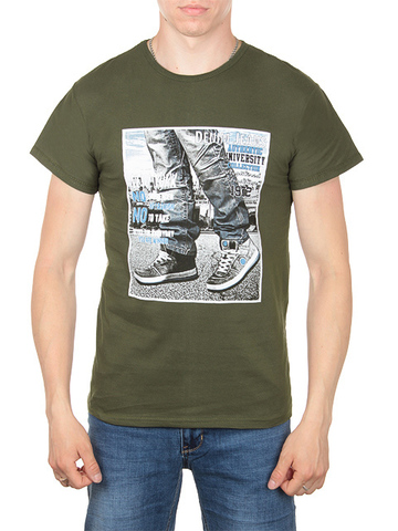 0011-7 футболка мужская, хаки