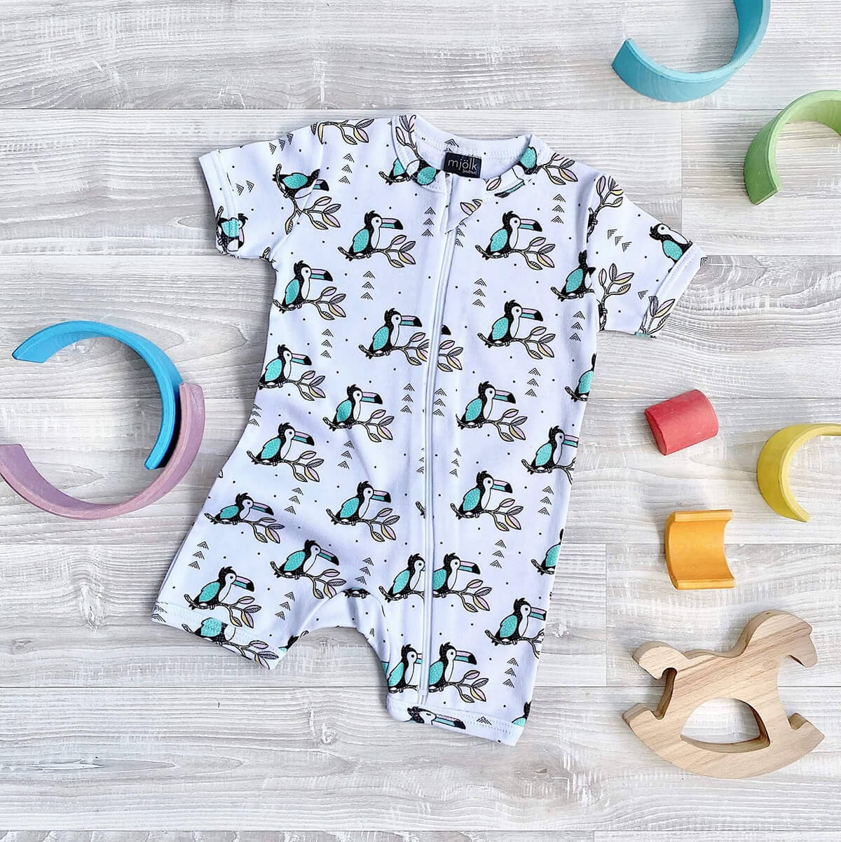 Песочник Mjölk Sleep and Play Туканы