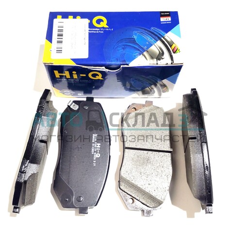 КОЛОДКИ ЗАДНИЕ TUCSON TL. SPORTAGE QL ЭЛЕКТРОРУЧНИК (EPB) HI-Q (С ОТВЕРСТИЯМИ ПОД СКОБЫ)