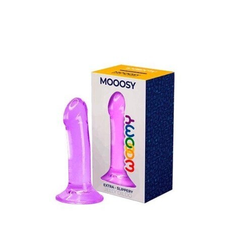 Фаллоимитатор Mooosy фиолетовый от Wooomy (16 * 4,5 см.)