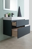 Aquanet 312874 Тумба с раковиной Aquanet Бруклин 100 цв. антрацит матовый (312874)