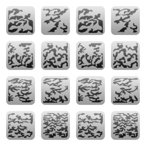 Трафарет на липкой основе серия 