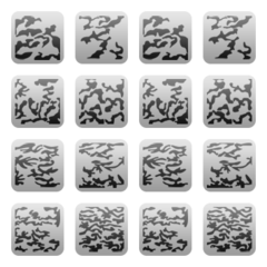 Трафарет на липкой основе серия 