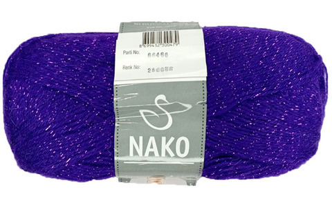 Пряжа Nako Mohair Simli Special 2566 ярк.фиолетовый (уп.5 мотков)