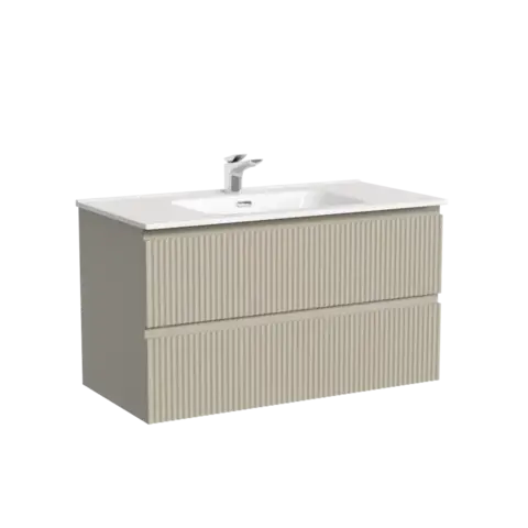 Тумба SANCOS подвесная Snob R 90 (Beige Soft), SNR90CE