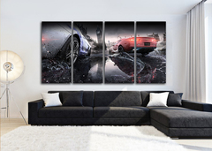 Модульная картина "World of speed"