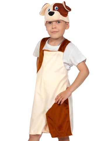 Карнавальный костюм детский Песик (Собачка) коричневый