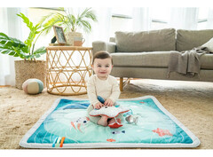Tiny Love Интерактивный развивающий коврик Океан с мобилем (свет, звук) (3333120701)