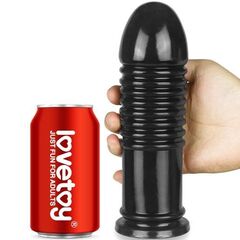 Черная анальная втулка 8 King Sized Anal Bumper - 22,5 см. - 