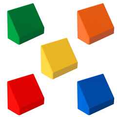 Элемент наклонный 6x3x5 см для GigaBloks 5"