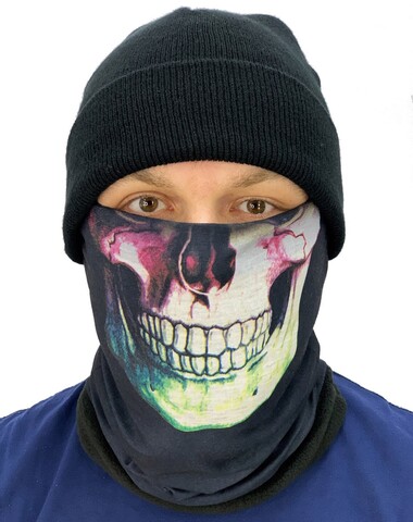 Картинка шарф-труба Skully Wear Tube fleece skull S36 - 1