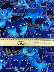 Футер 2-х нитка с лайкрой 95/5 Котики 240 г/м ш180см Пенье