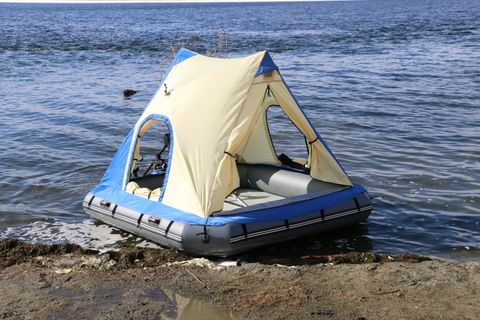 Надувной плот-палатка Polar Bird Raft 260 + слани стеклокомпозит