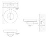 Decor Walther 0530760 Decor Walther Basic WSS Мыльница подвесная, цвет: черный матовый