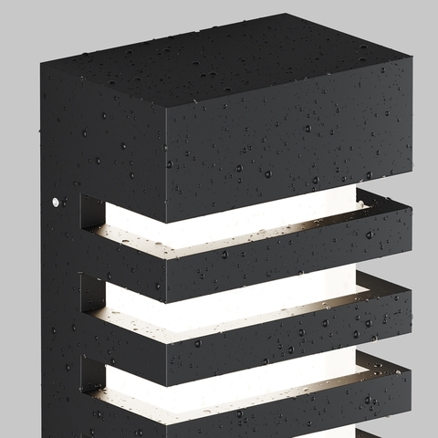 Уличный настенный светильник Maytoni Remsa O034WL-01B