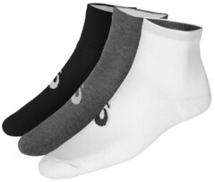 Носки теннисные Asics 3PPK Quarter Socks - 3 pary/white/black/grey