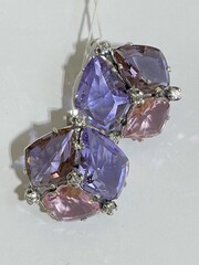 Самородок (серьги из серебра)