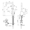 Смеситель для раковины с высоким изливом и донным клапаном Ideal Standard CeraPlan III B0706AA