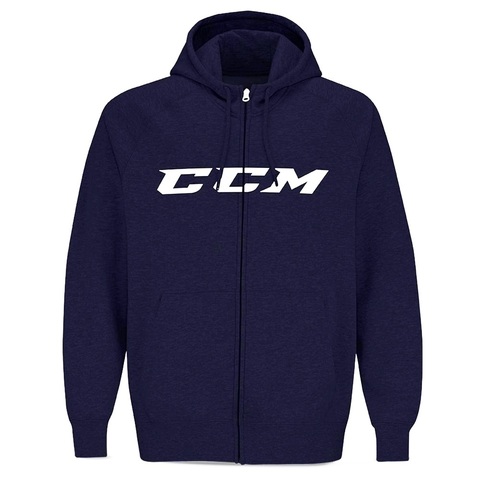 Толстовка CCM FULL ZIP CVC HOODY M темносин