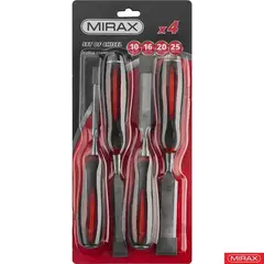 MIRAX 4 предм., Набор стамесок-долот (1810-H4)