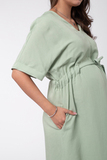 Платье для беременных 14694 салатовый