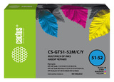 Чернила Cactus CS-GT51-52M, C, Y Набор набор 4x100мл для DeskJet GT 5810, 5820, 5812, 5822