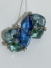 Самородок (серьги из серебра)