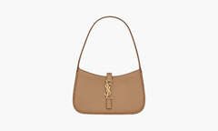 Сумка Saint Laurent Le 5 À 7 Mini Smooth Leather Hobo Bag "Brown"