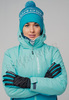 Тёплые зимние Перчатки Nordski Arctic Black-Aquamarine Membrane